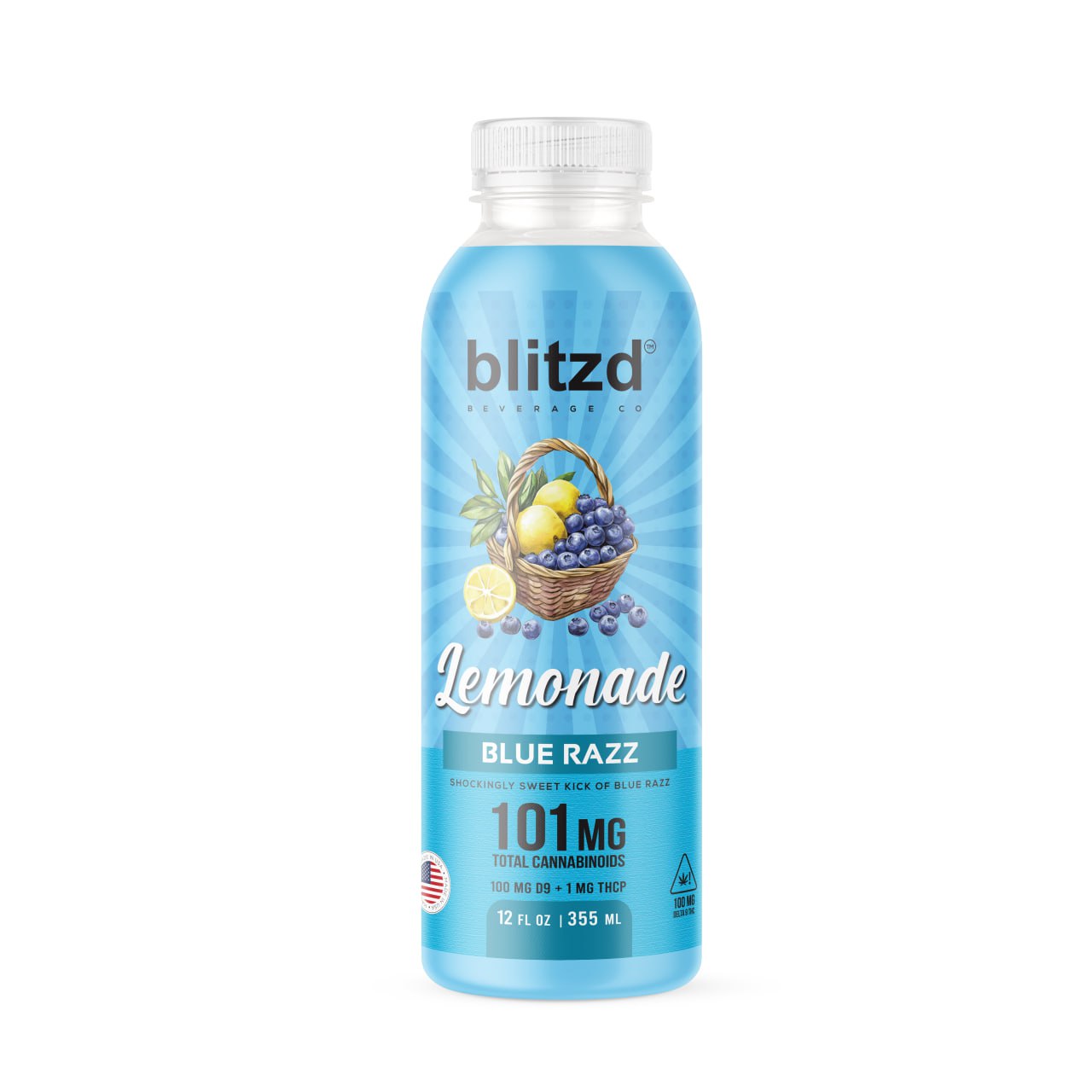 D Squared Worldwide Inc Beverages Blue Razz THC Lemonade - 12 fl oz