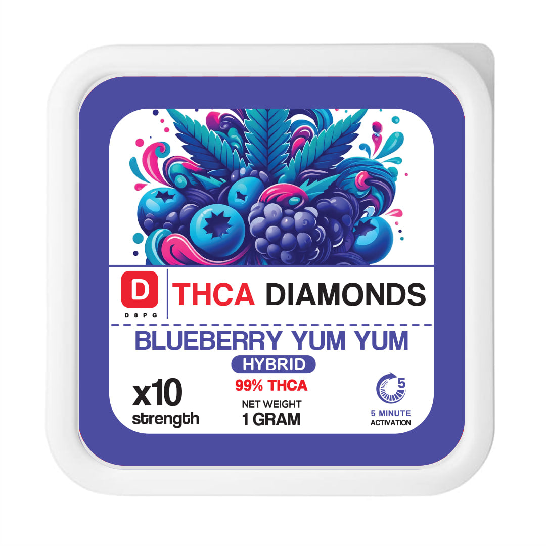D Squared Worldwide Inc THCA Diamonds Blueberry Yum Yum THCA Diamonds