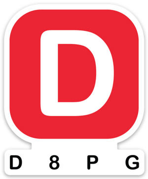 D Squared Worldwide Inc Marketing Material D8PG - Signature Sticker