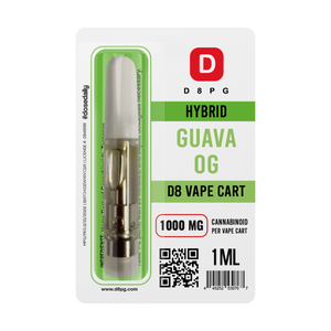 D Squared Worldwide Inc Smokables Guava OG - Hybrid Delta 8 Vape Cartridge - Best Delta 8 Vape Cartridge 1000mg