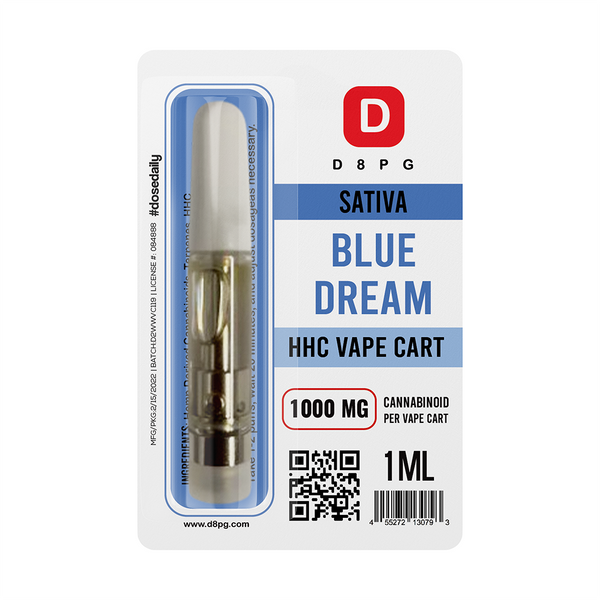 D Squared Worldwide Inc Smokables Blue Dream - Sativa Best HHC Vapes Cartridge 1000mg