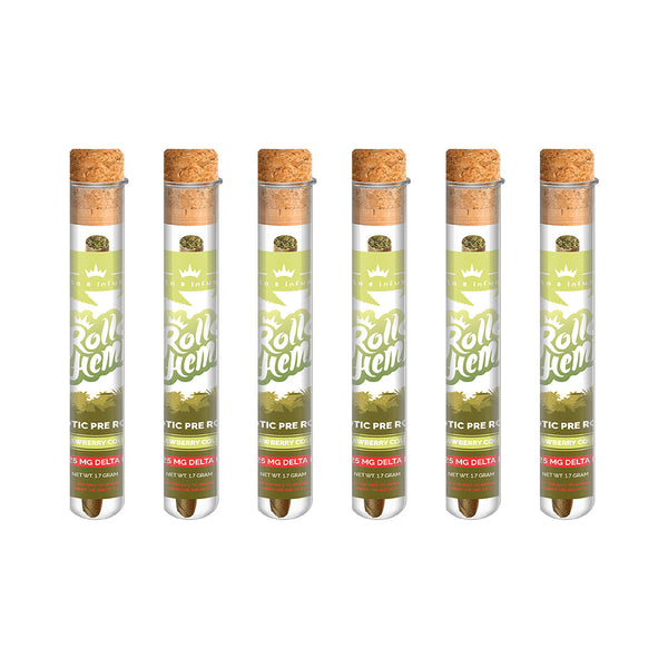 D Squared Worldwide Inc Bundles Strawberry Cough Delta 8 Pre Roll - Exotic - Pack of 6