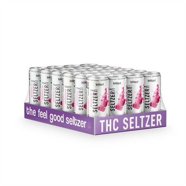 D Squared Worldwide Inc Beverages Watermelon Delta 9 Seltzer Drinks - THC Seltzer Drinks - Case of 24 Cans