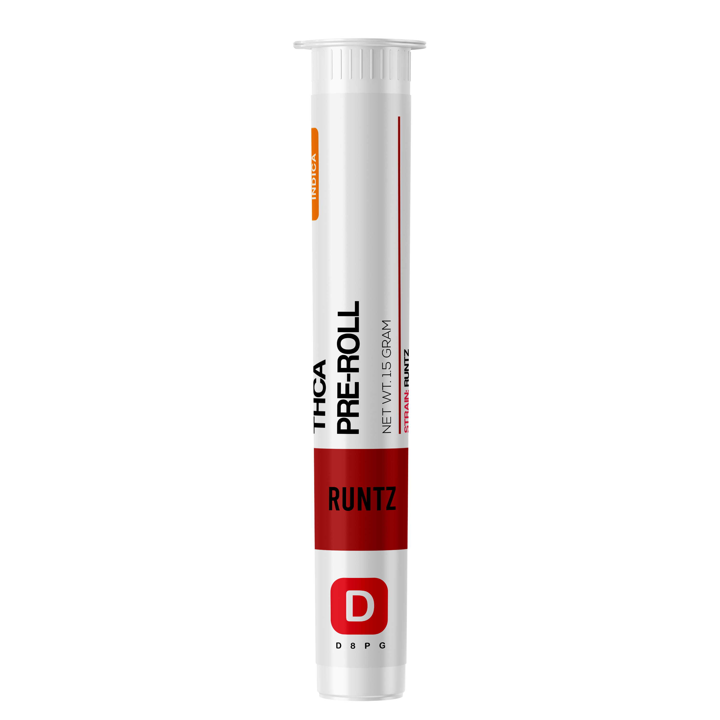 D Squared Worldwide Inc Smokables Runtz - INDICA THCA Pre Roll